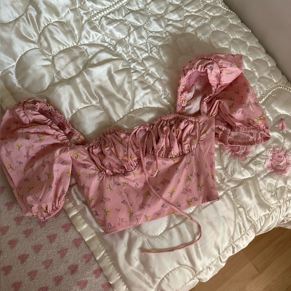 House of CB Arianna Pink Corset Top